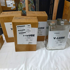 4 Gallons - Edwards V-LUBE Mechanical Vacuum Pump Oil Metal Can Silver 2023 picture