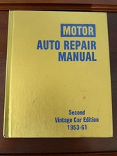 Motor Auto Repair Manual Second Vintage Car Edition 1953 - 1961 picture