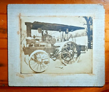 cabinet card steam tractor 1800s picture