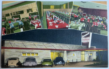 c1939 Vintage Linen Postcard Domino's Italian Village Diner Lincoln Nebraska NE  picture