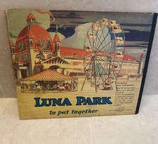 1930s Coney Island NY Luna Park Amusement Cardboard Punch-Out Game Saalfield 973 picture