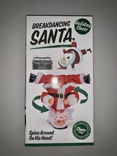 BREAKDANCING SANTA CLAUS HOLIDAY CHEER, Spins Around On His Head Christmas Time picture