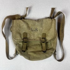 WW2 US Army Military M1936 Musette Shoulder Dispatch Bag Field Gear Equipment picture