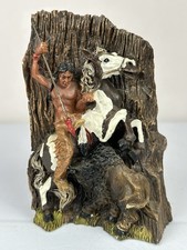 Old West Visions Limited Edition Native American Indian Hunting Horse Statue  picture