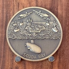 Souda Bay Crete Naval Military Themed Challenge Coin  W#20 picture