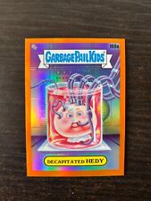 2021 GPK chrome Orange Refractor #160a Decapitated Hedy #58/75 picture