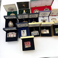 White House different Historical  Christmas Hanging Ornament Lot 14  picture