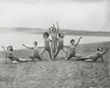 Vintage 1923 Photo Denishawn Dancers on the Beach - Martha Graham, Louise Brooks picture