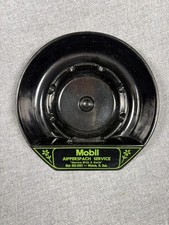 Vintage Mobil Aipperspach Service Wishek ND Metal Advertising Ashtray picture