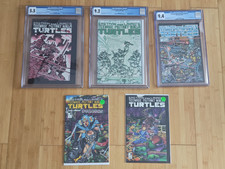 Teenage Mutant Ninja Turtles Graded Mix Comic Lot 1 4 5 8 9 CGC 5.5 9.2 9.4 TMNT picture
