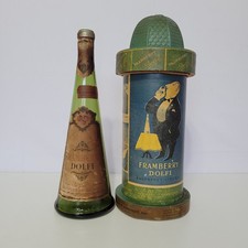 1949 Framberry Dolfi Raspberry Liqueur France Decanter & Container Bellows & Co picture