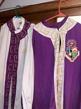 Vtg Greek Delta Tau Delta Initiation Fraternity Ritual Regalia Robes Set Ihling picture
