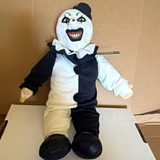 Spirit Terrifier Art the Clown Fabric Prop Plush, Black & White Halloween picture