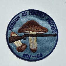 RARE Patch Johnson Air Base Japan Nov 1960 Monthly Rifle Match Air Force Error picture
