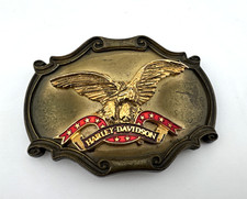 Vintage 1978 Harley Davidson belt buckle 1978 Raintree Made in the USA picture