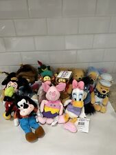Disney Beanie Baby Lot Of 15, Winnie The Pooh And Mickey Mouse, With Tags.  picture