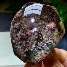 250G Natural Green Ghost Crystal Quartz Crystal  Mineral Specimen picture