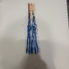 Schwinn NOS SKY BLUE GLITTER Bicycle  Handlebar Streamers NEW OLD STOCK on card picture