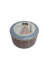 vintage Precious Moments Trinket Box January Birth Month Poem Inside picture