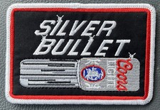 Coors Silver Bullet Beer Vintage Style Retro Iron Or Sew On Patch Cap Hat picture