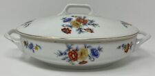Vintage Epiag Bohemian Czech Floral #6788 Tureen with Gold Accent picture