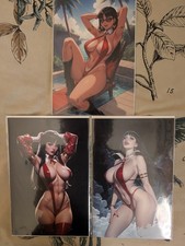 Keys Comics #3 Vampirella Naughty VIRGIN Variant ltd 100 Set  picture