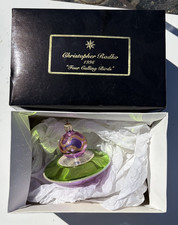 Vintage Christopher Radko Friendly Visitor UFO Christmas Ornament Flying Saucer picture