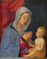 Catholic print picture- MADONNA & CHILD 82 VA - 8