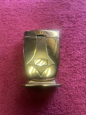 Vintage CASE SWISS Table Lighter Gold Made In Switzerland Unique Antique RARE picture