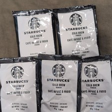 5  Pack 🌟BUX Freeze Dried Cold Brew Powder Coffee BB 11/2026 1.48oz Each picture