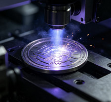 Custom Laser Numbering Engraving Service for Challenge Coin Add‑On picture