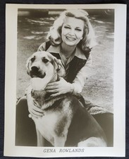 1980s Gena Rowlands NY Hollywood 8x10 PR Photograph picture