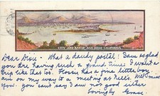 Vintage 1905 San Diego Bay California Private Mailing Card Postcard Grace picture