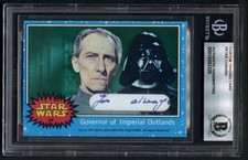 Peter Cushing HANDWRITING Grand Moff Tarkin Custom Cut 