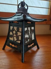 Japanese Vintage Copper Hanging Andon Lantern Tsuri-Toro W7.5×H9.8in 42.3oz JPN picture