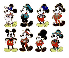 Walt Disney Imagineering WDI City Outfits Series 8 Pin Set 2024 Mickey Mouse LE picture