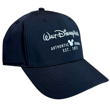 Walt Disney World Logo Mickey Icon Hat Golf Black Baseball Embroidered Cap - NEW picture