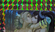 Holofoil Sexy Anime Card ACG Lewds - Vindictus - Hero & Succubus Queen picture