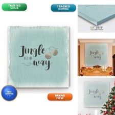 Renditions Gallery Jingle All The Way Canvas Christmas Wall Art 32x32 picture