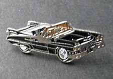 CADILLAC 1959 BLACK CADDY CONVERTIBLE AUTOMOBILE CAR AUTO PIN BADGE 3/4 INCH picture