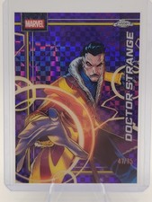 2026 Topps Chrome Marvel Comics Purple X-Fractor Doctor Strange 47/75 picture