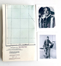 WWII 1945 Douglas AZ Sectional Aeronautical Chart Pilot Marked  Wilson Garey picture