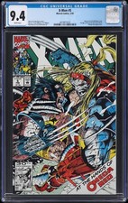 X-Men #5 Feb 1992 CGC 9.4 White Pages Maverick 1st Appearance, Jim Lee, Scott picture