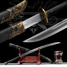 108cm Handmade Sword/High Manganese Steel/Real Katana/Battle Ready/Sharp/Combat picture