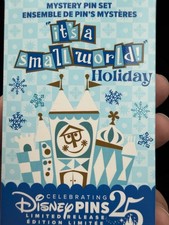 Disney 2025 It’s A Small World Holiday Mystery Pin Box *2 Pins per box* picture