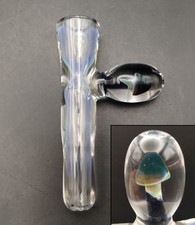 Extra Thick Glass Mushroom Chillum - Handmade in USA Subconscious Design picture