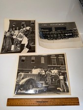 3 VINTAGE CRISFIELD, MD FIRE DEPARTMENT PHOTOS picture