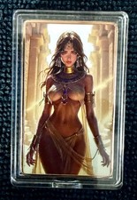 🔥🔥SEXY NAUGHTY/NICE ANCIENT GREEK MISTRESS 1 Oz .999 COPPER COLORIZED BAR🔥🔥 picture