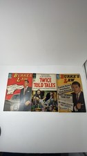 Vintage 1964 Dell Burke's Law Twice Told Tales Comic Book Lot 3 12¢ Silver Age picture