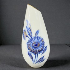 Bavaria Schumann Arzberg Germany Hand Painted Vase Echt Cobalt Vase Vessel VTG picture